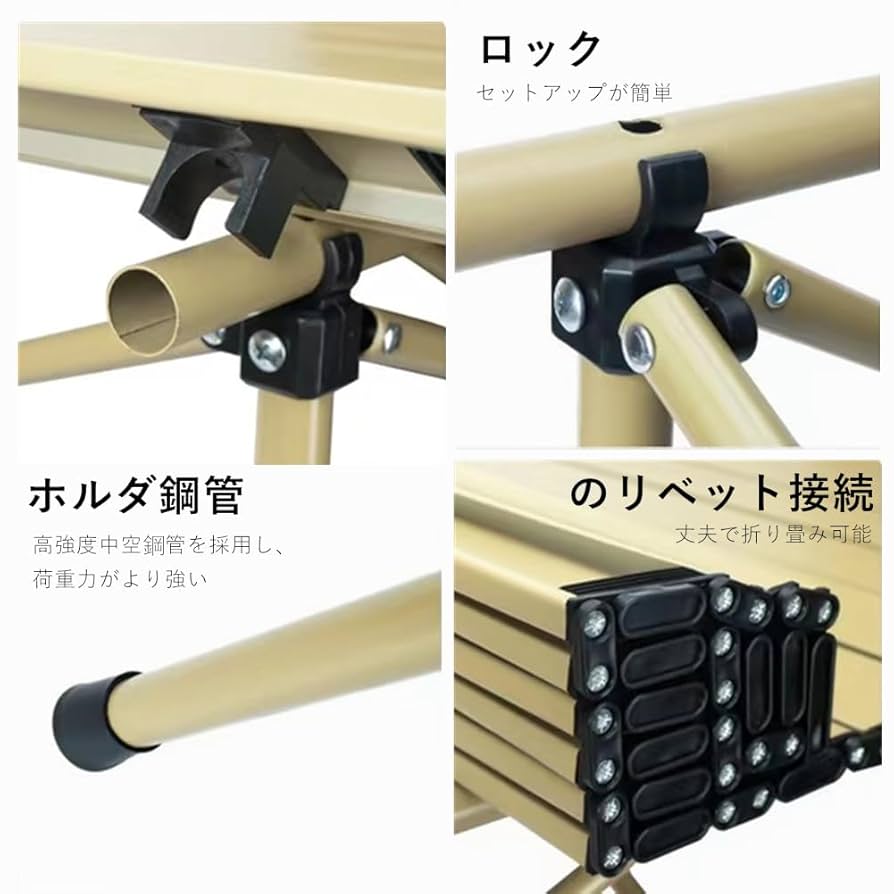 Amazon.co.jp: Atoax キャンプ テーブル アウトドアテーブル